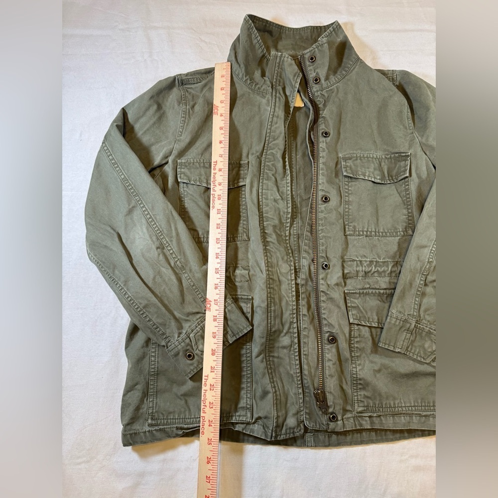 Madewell Surplus Utility Jacket Army Green - Picture 4 of 9